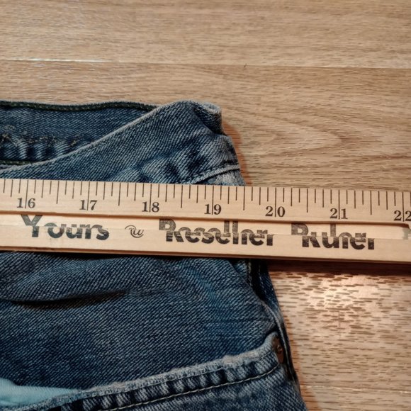 Eddie Bauer Jeans Mens Sz 40x32 Blue Denim Dark Wash Mid Rise Straight Leg * - Picture 5 of 10